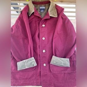 Burgundy Barn Coat Women’s Large